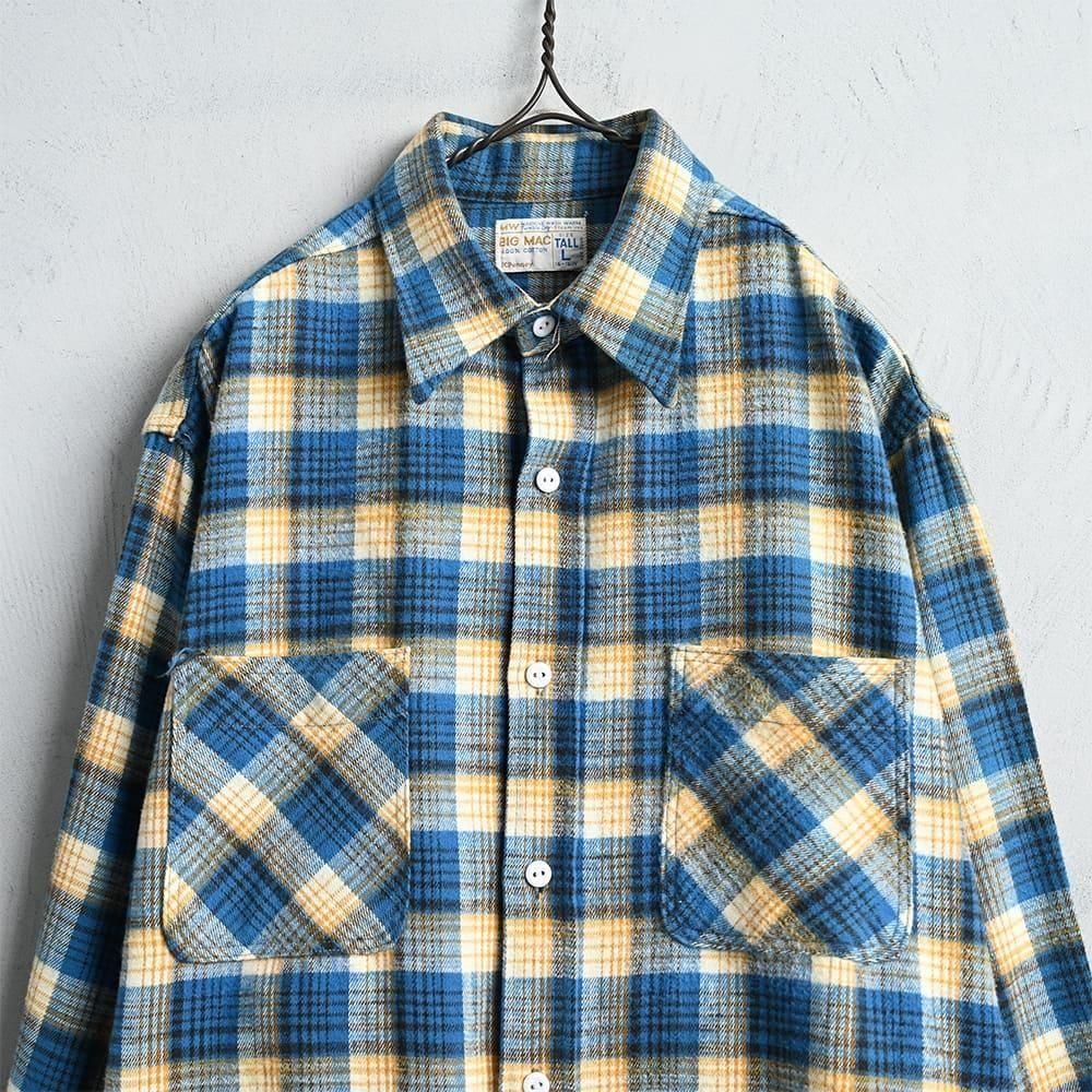 BIG MAC L/S FLANNEL SHIRT（1970'S/GOOD CONDITION/LARGE） - 古着屋