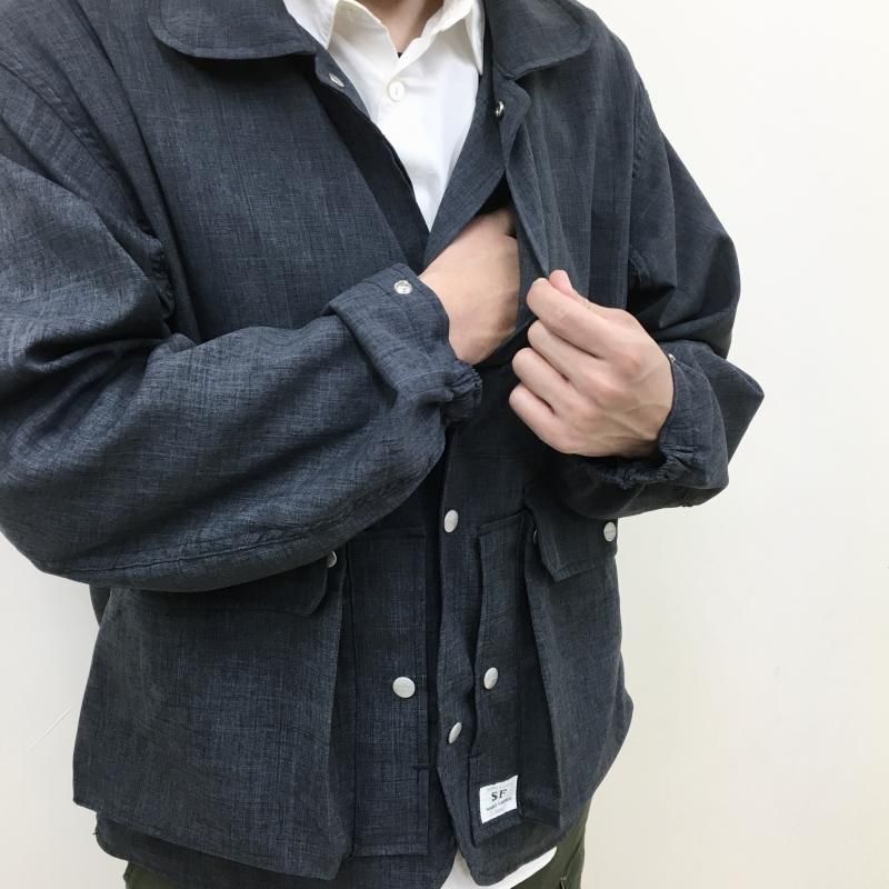 SASSAFRAS CULTIVATOR JACKET(WOOLINO-GRAY) - have a golden day!