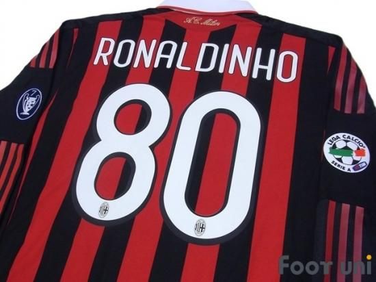 ACミラン（AC Milan）09-10 H ホーム #80 ロナウジーニョ（ronaldinho