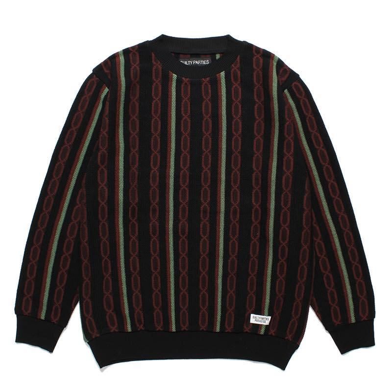 STRIPED JACQUARD KNIT SWEATER | WACKO MARIA - ワコマリア | Specs