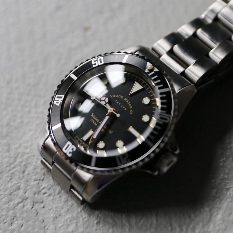 ヴァーグウォッチ VAGUE WATCH Co. グレーフェイド GRY FAD -Depths Black-