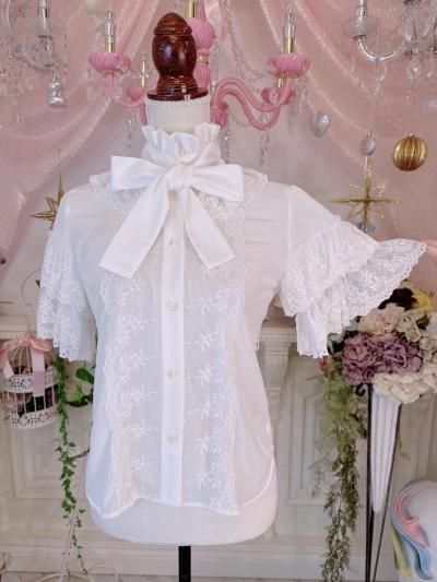 Angelブラウス 半袖（白）【即納品】 - Royal Princess Alice Official