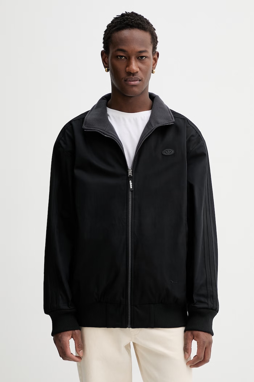 adidas Originals bomber jacket OS BOMBER men's black color JC7546