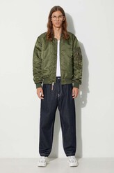 Alpha Industries bomber jacket MA-1 VF 59 men's green color