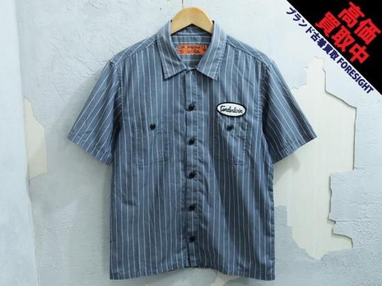 TENDERLOIN 'T-STRIPE WORK SHT S'半袖 ストライプ ワークシャツ