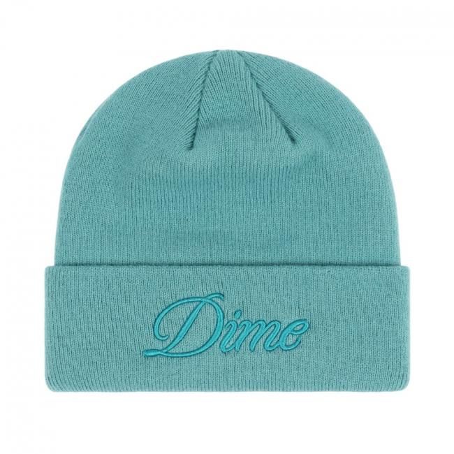 Dime Cursive Beanie / Teal (ダイム ニットキャップ/ビーニー