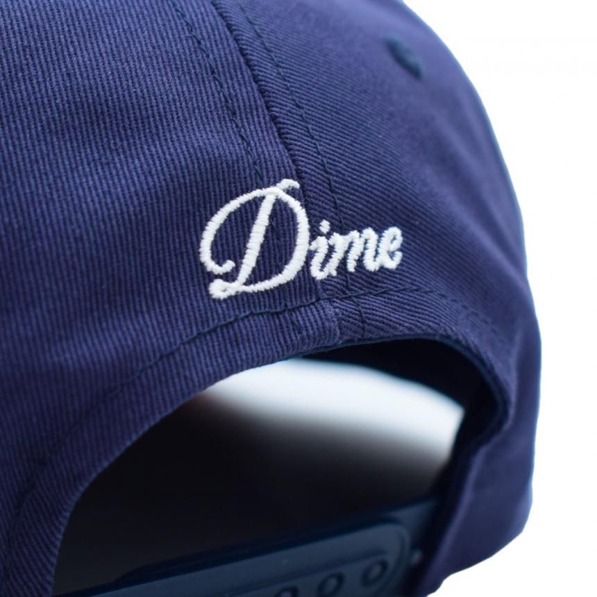Dime Cursive D Full Fit Cap / Navy (ダイム 6パネル/ベースボール