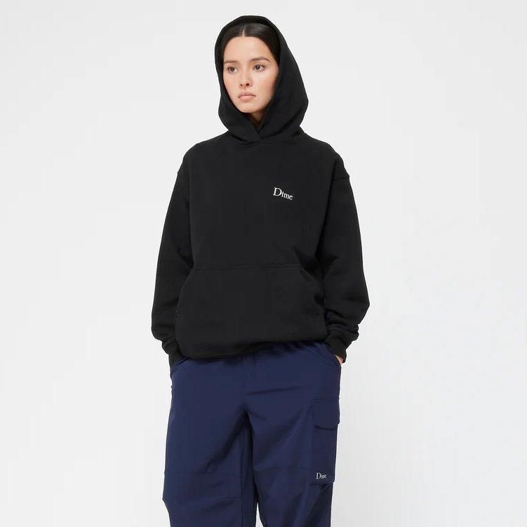 Dime Classic Small Logo Hoodie / Black (ダイム パーカー