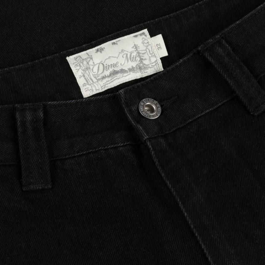 Dime Classic Baggy Denim Pants / Black Washed (ダイム デニムパンツ