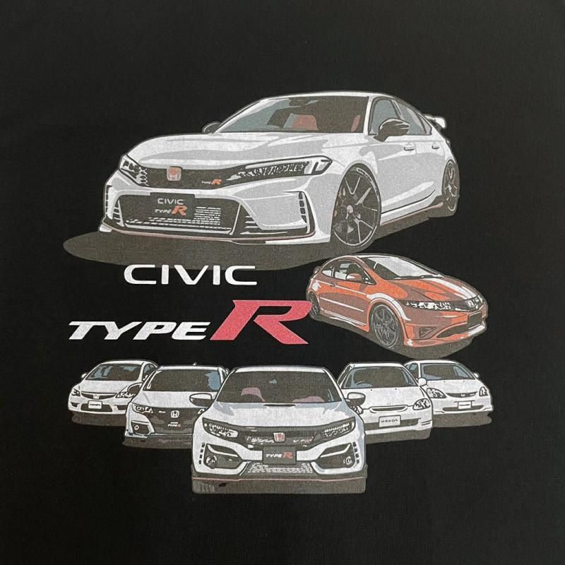 Tシャツ ホンダ シビック 2301HD41-01 HONDA CIVIC TYPE-R Tシャツ