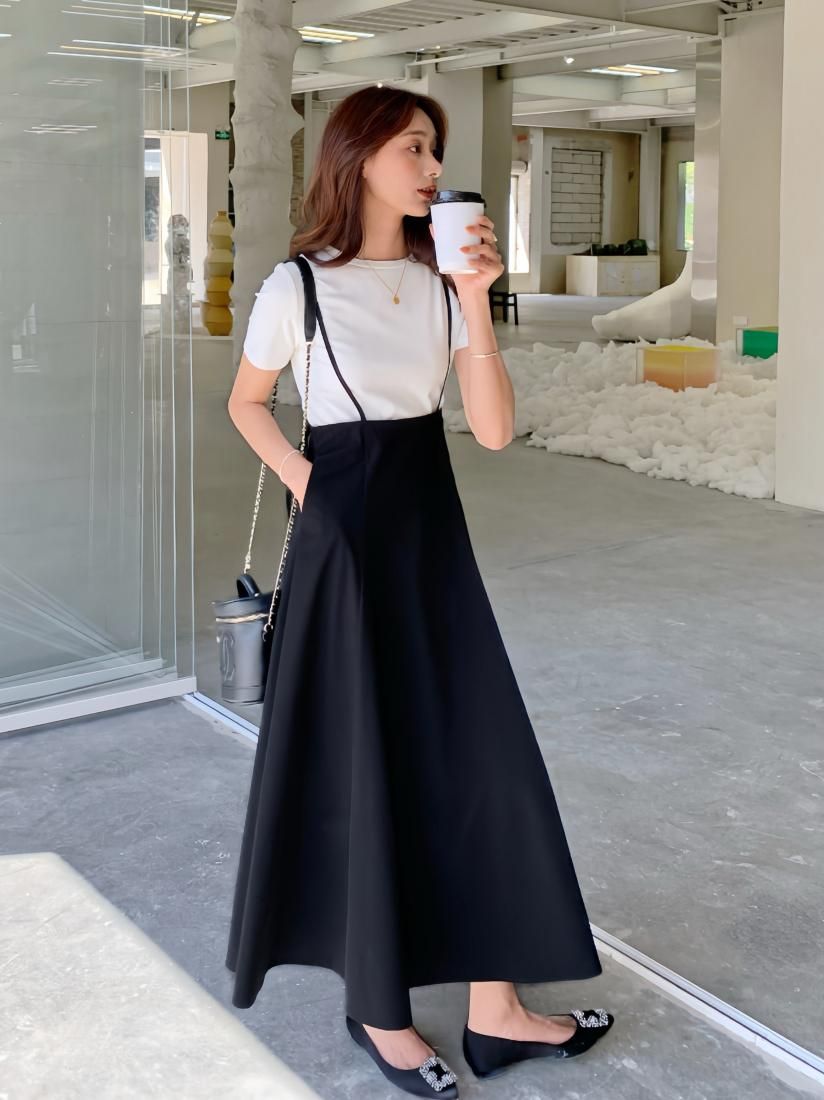 SUSPENDER FLARE SKIRT - BIRTHDAY BASH