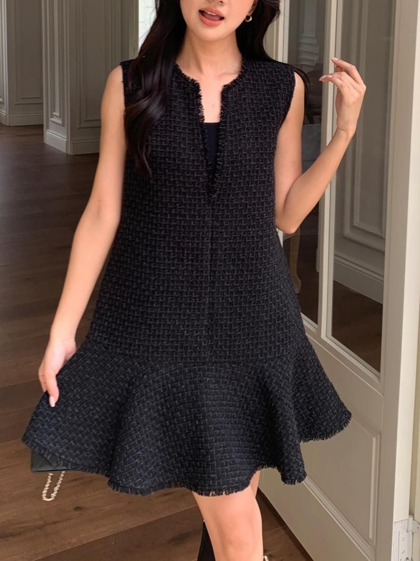 AGGIE TWEED DRESS - BIRTHDAY BASH