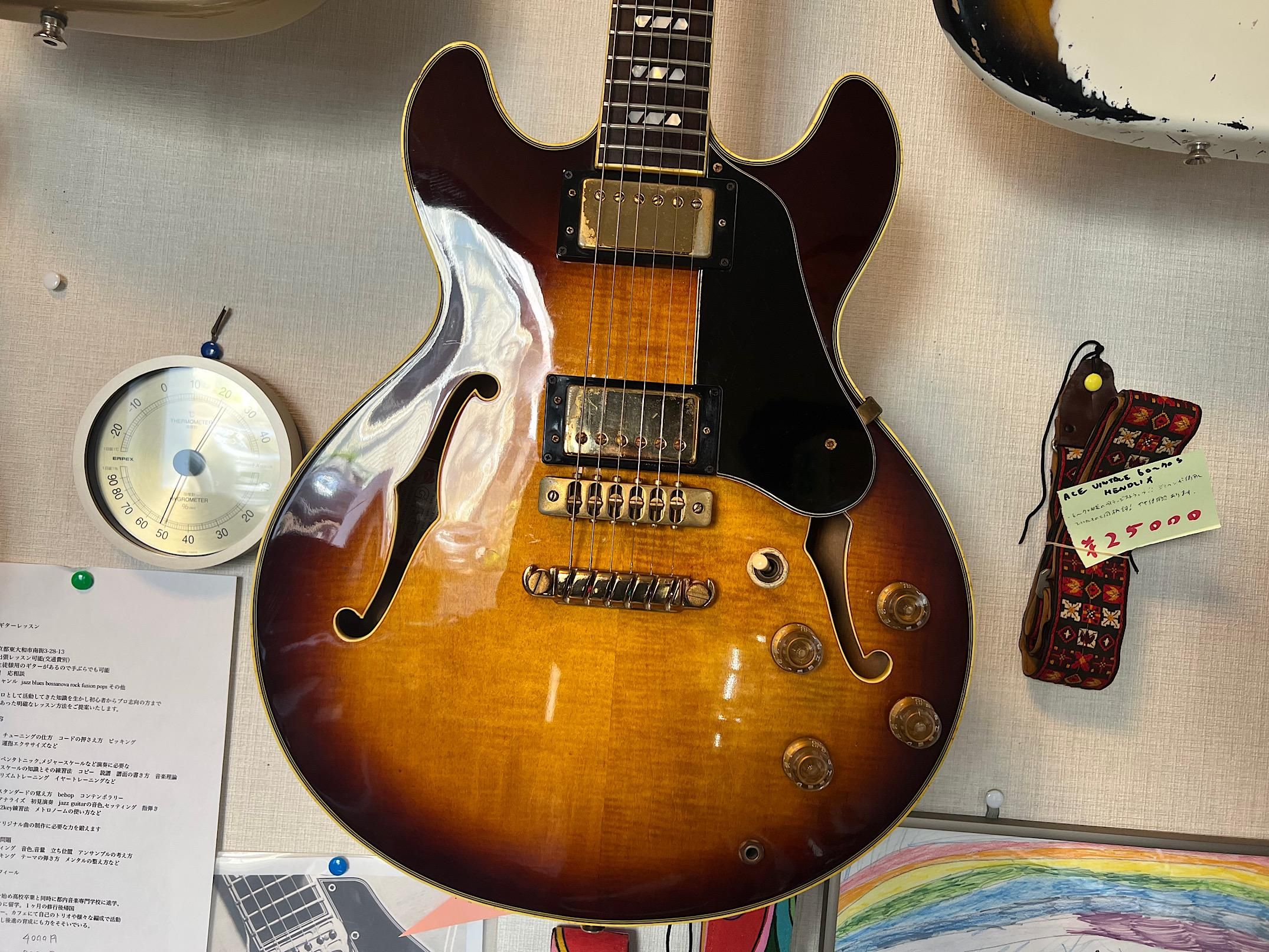 GRECO SV-800 79年製、グレコオリジナルの小ぶりなセミ
