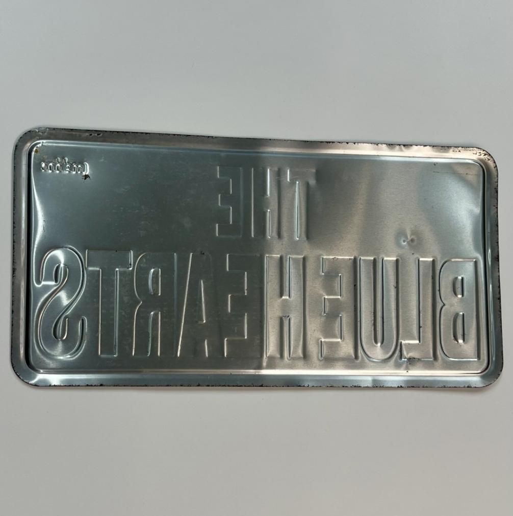 ブルーハーツ ナンバープレート 黒 THE BLUE HEARTS オフィシャル