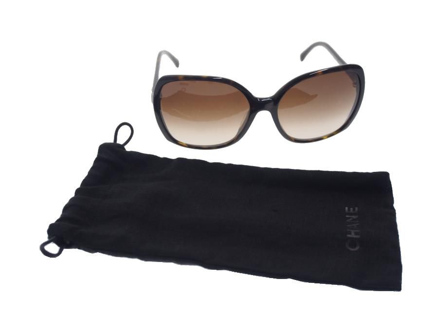 Used 通常品】シャネル CHANEL サングラス 眼鏡 べっ甲 ブラウン