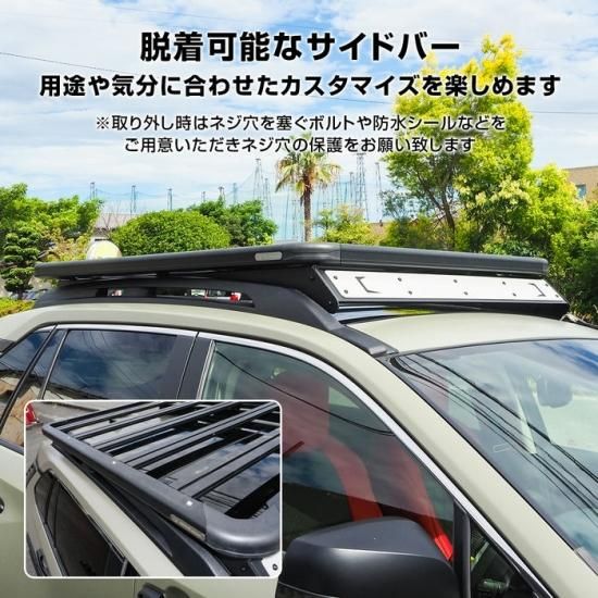 限定価格】 RAV4 50系 パーツ ロールック ルーフラック フラットルーフ