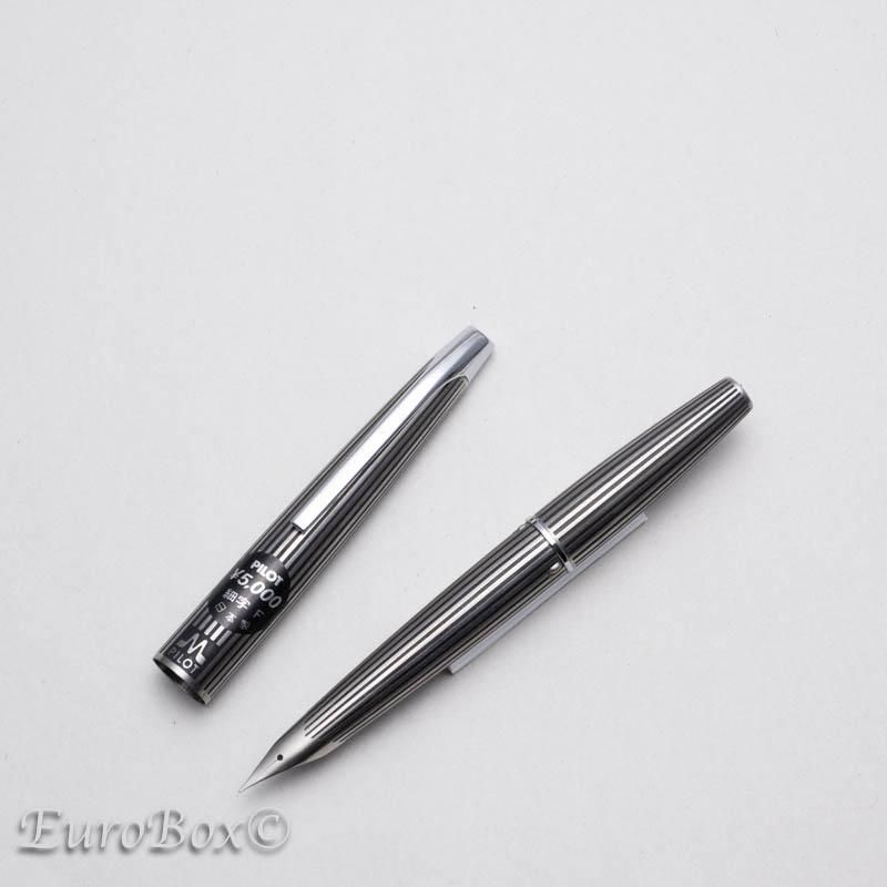 パイロット 万年筆 ミュー701 M-500BS ブラックストライプ PILOT Myu