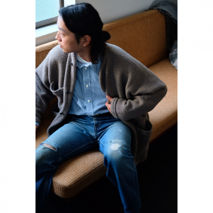 Olde H & Daughter】SLUB CASHMERE JK