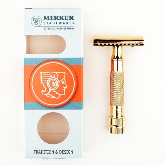 MERKUR メルクール 34G クローズコム ショートハンドル 上質な金メッキ