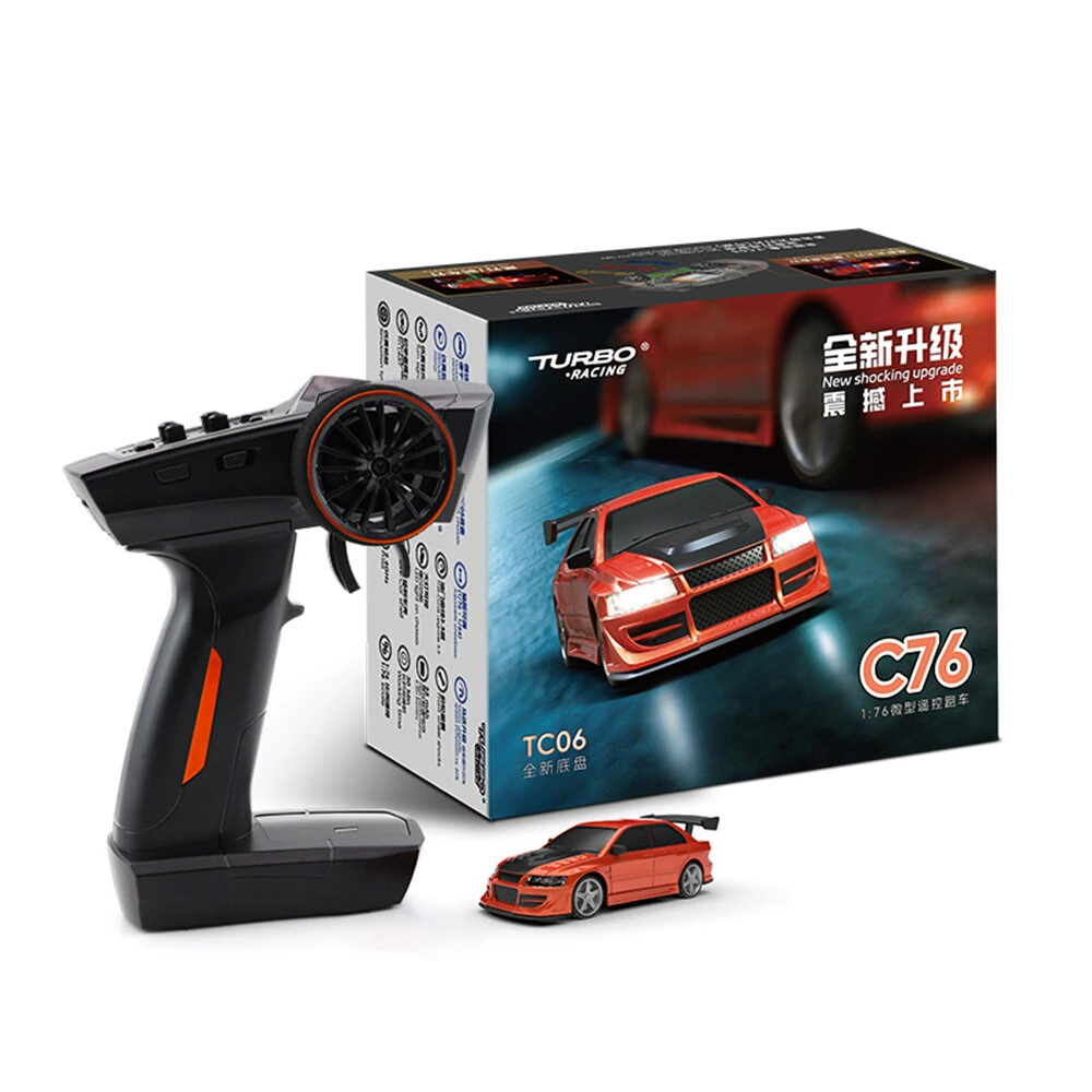 ターボレーシング C76 RTR 1/76 2.4G RWD ミニドリフト RCカー