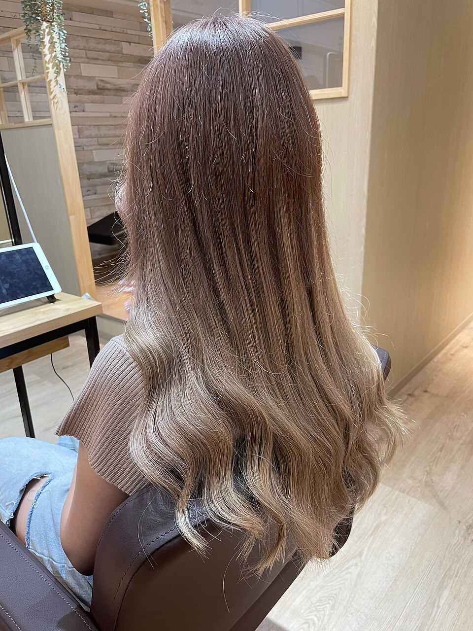 エクステ】ミルクティーベージュ/シールエクステ80：L186001907