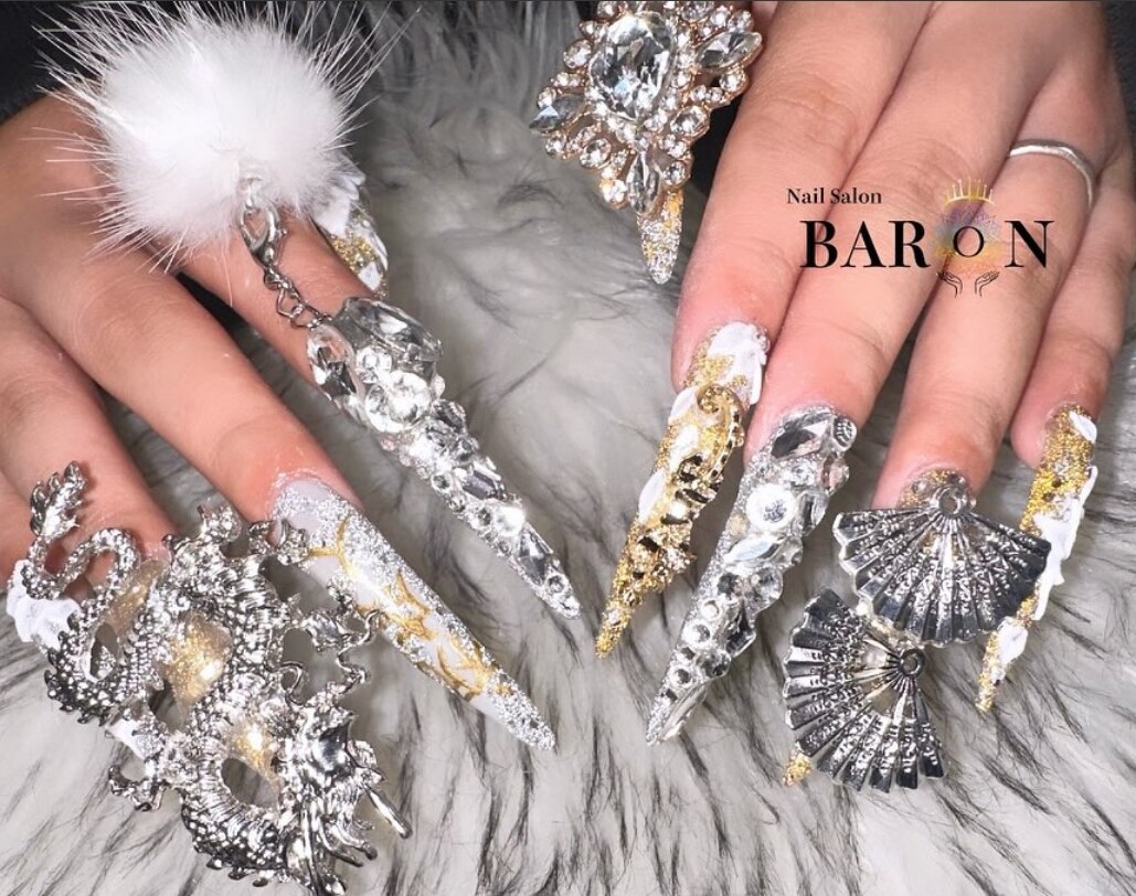 派手派手成人式ネイル♪：PG009016466｜バロン 町田店(BARON)のフォト