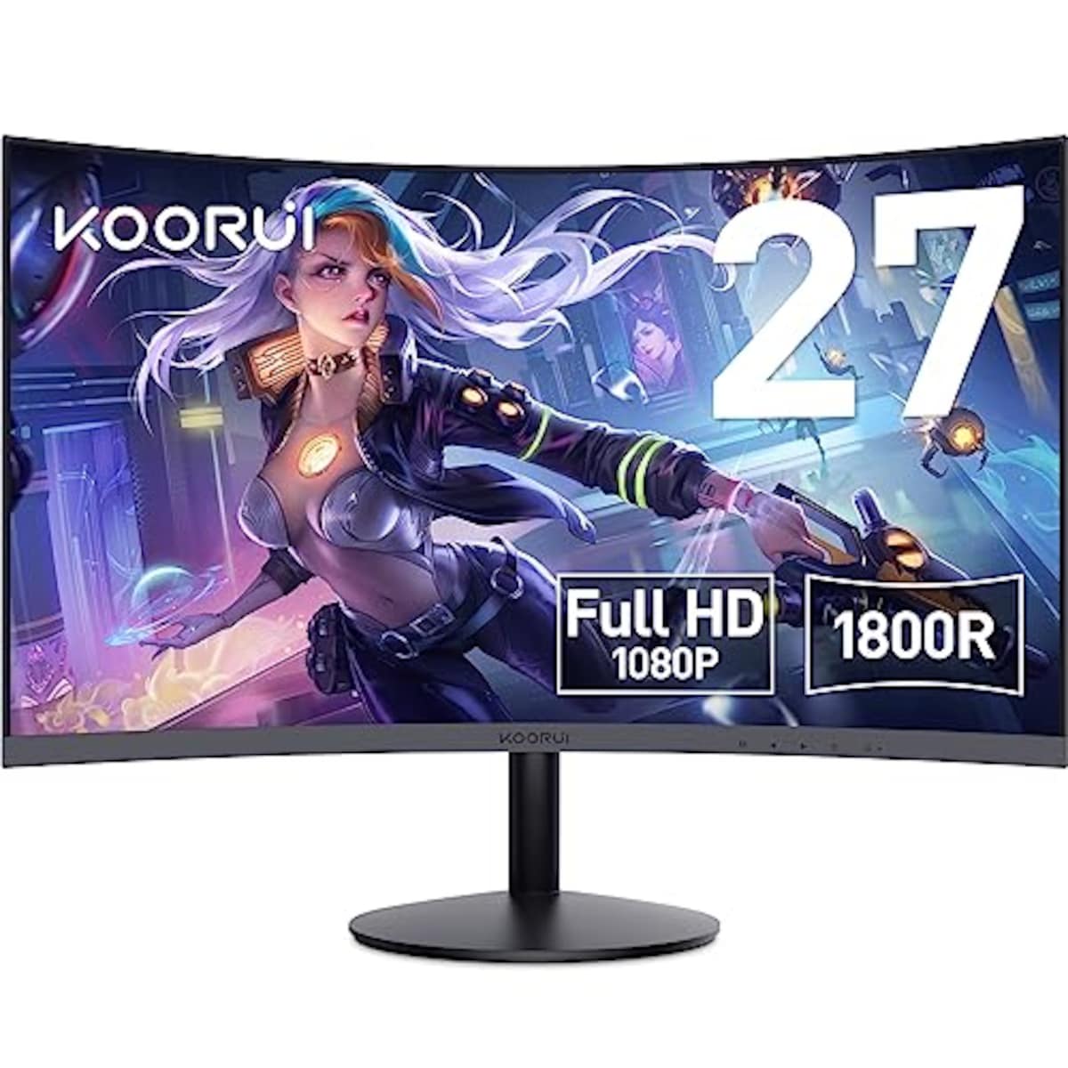 KOORUIのKOORUI ゲーミングモニター 24 インチ IPSパネル 165Hz 1ms