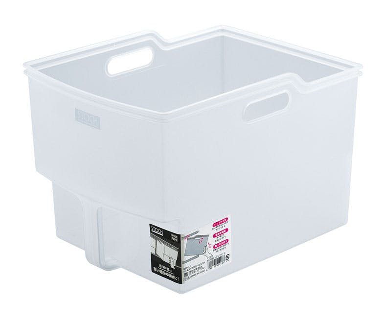 不動技研 吊り戸棚ボックスワイド (幅)24(奥行)33.4(高さ)22cm クリア