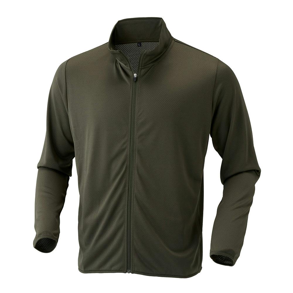 UVカットスタンドジャケット L カーキ | 作業着・作業服・安全靴 通販