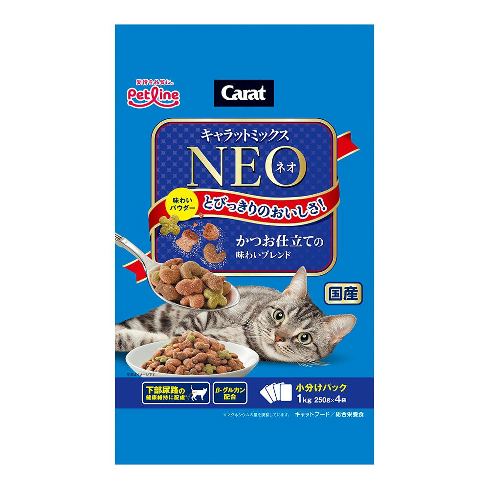 キャラットミックス ネオ かつお仕立て 1kg | キャットフード 通販