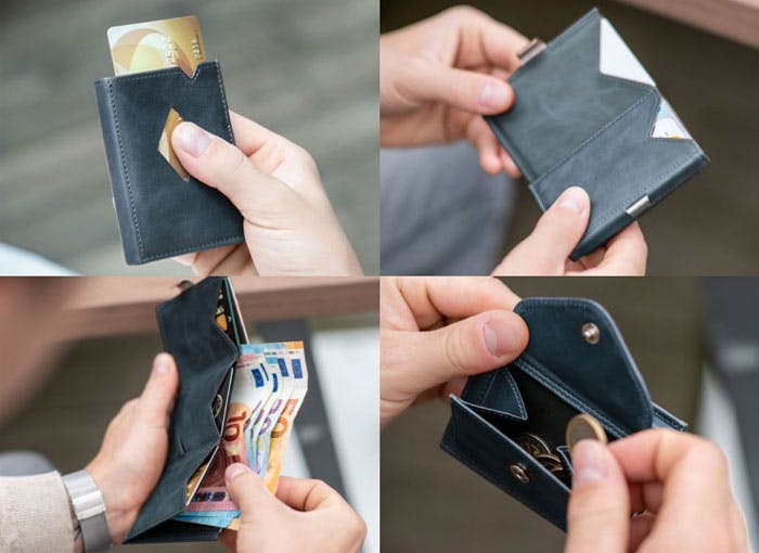 EXENTRI エキセントリ マルチウォレット スキミング防止 RFIDブロック