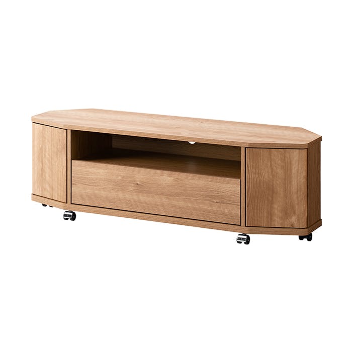 テレビ台 コーナー 50型 ローボード キャスター付き おしゃれ TV台 TV