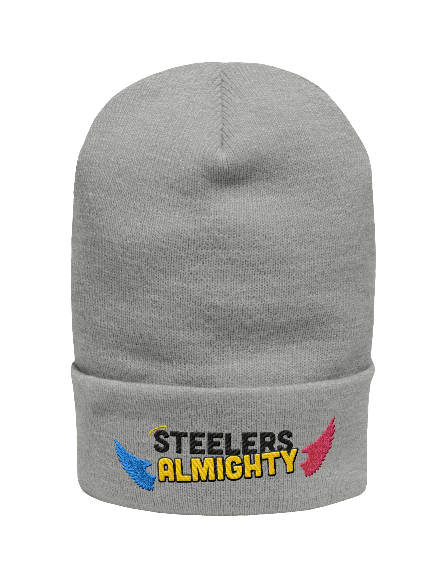 ALMIGHTY Cuffed Beanie (Black/MC Logo) | Steelers Almighty