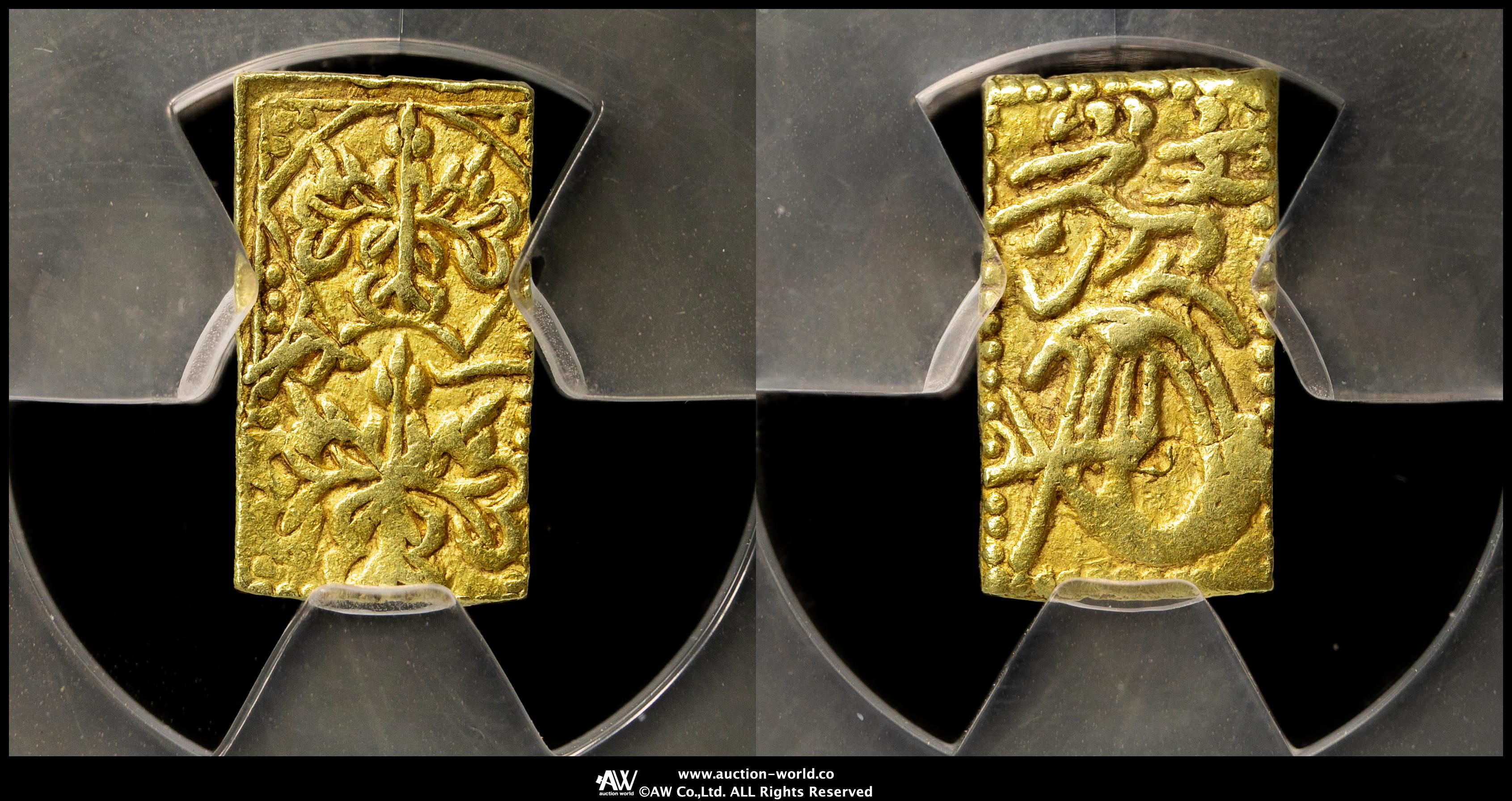 貨幣博物館 | 元文一分判金（真文一文）Genbun 1 Bu-Ban-Kin 元文元年