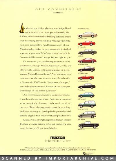 1994 Mazda MX-3 Brochure - ImportArchive