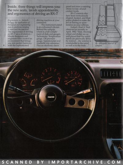 1983 Mazda RX-7 Brochure - ImportArchive