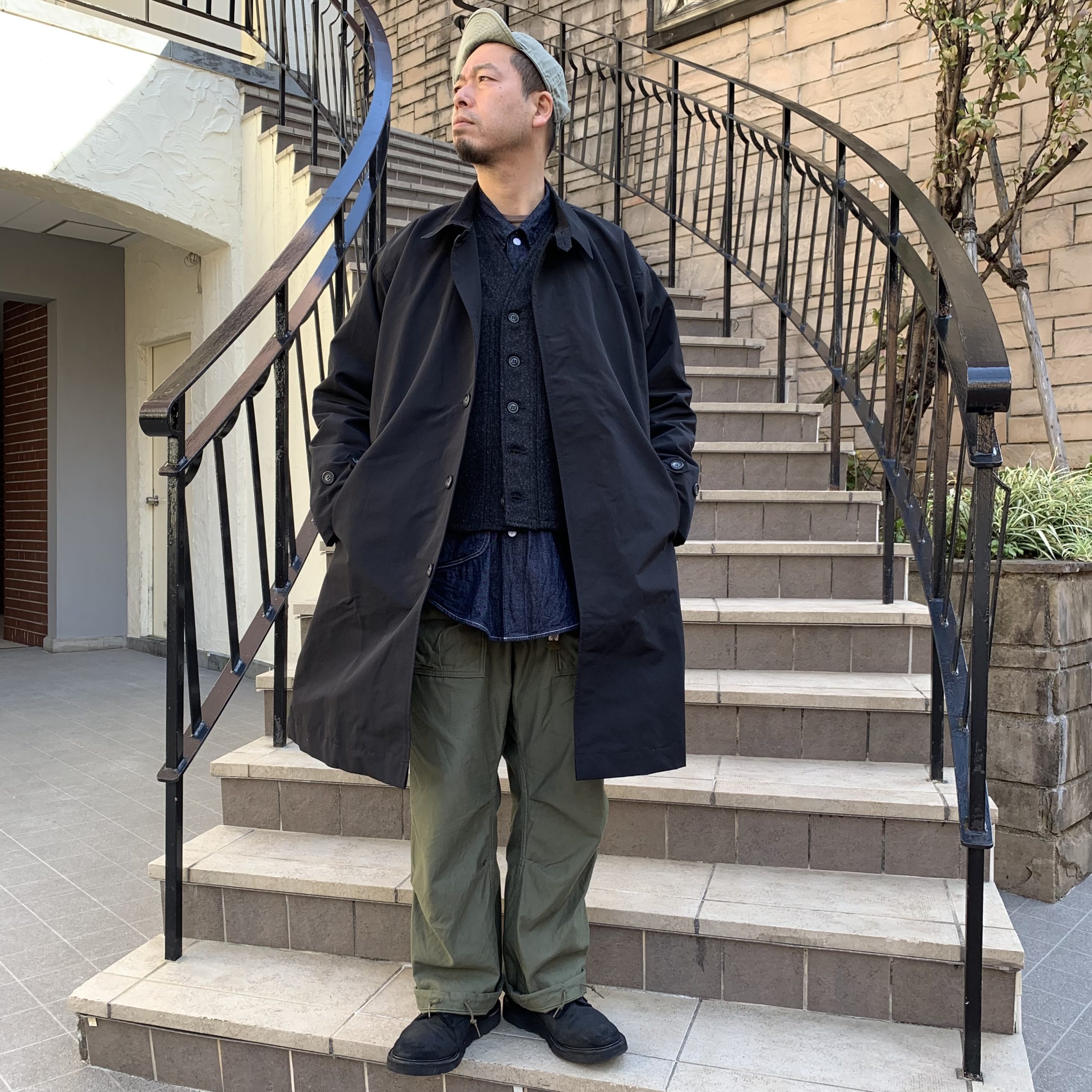 SASSAFRAS Gardening At Night Coat(60/40) | INDIGO BLUE