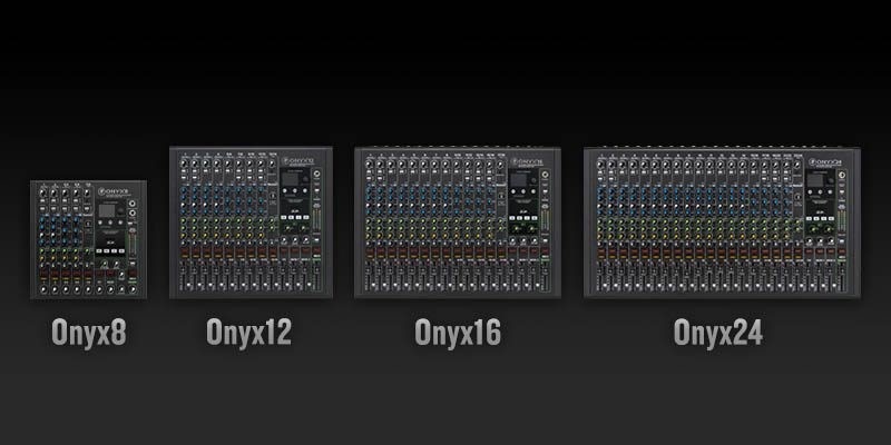 Mackie New Onyxシリーズ Onyx8 / 12 / 16 / 24 | 96kHz / 24-bit USB