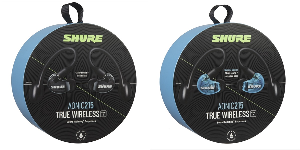 SHURE AONIC 215 TW2 | 高遮音性・完全ワイヤレスイヤホン~第2世代