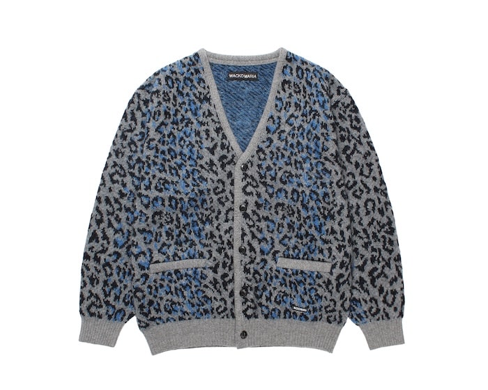 WACKO MARIA(ワコマリア)｜LEOPARD MOHAIR CARDIGAN ｜正規通販取扱店