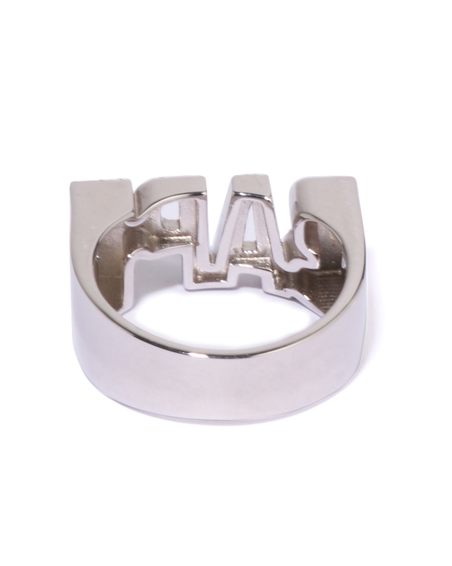 A BATHING APE® BAPE Logo Ring W/ Multi Color Rhinestone | Bape