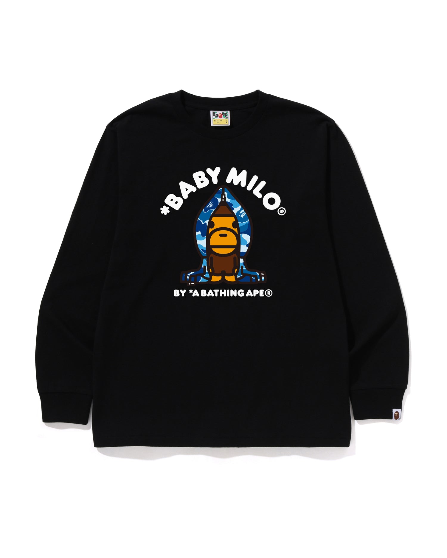 A BATHING APE® Abc Camo Milo Hoodie Ls Tee | Bape official website