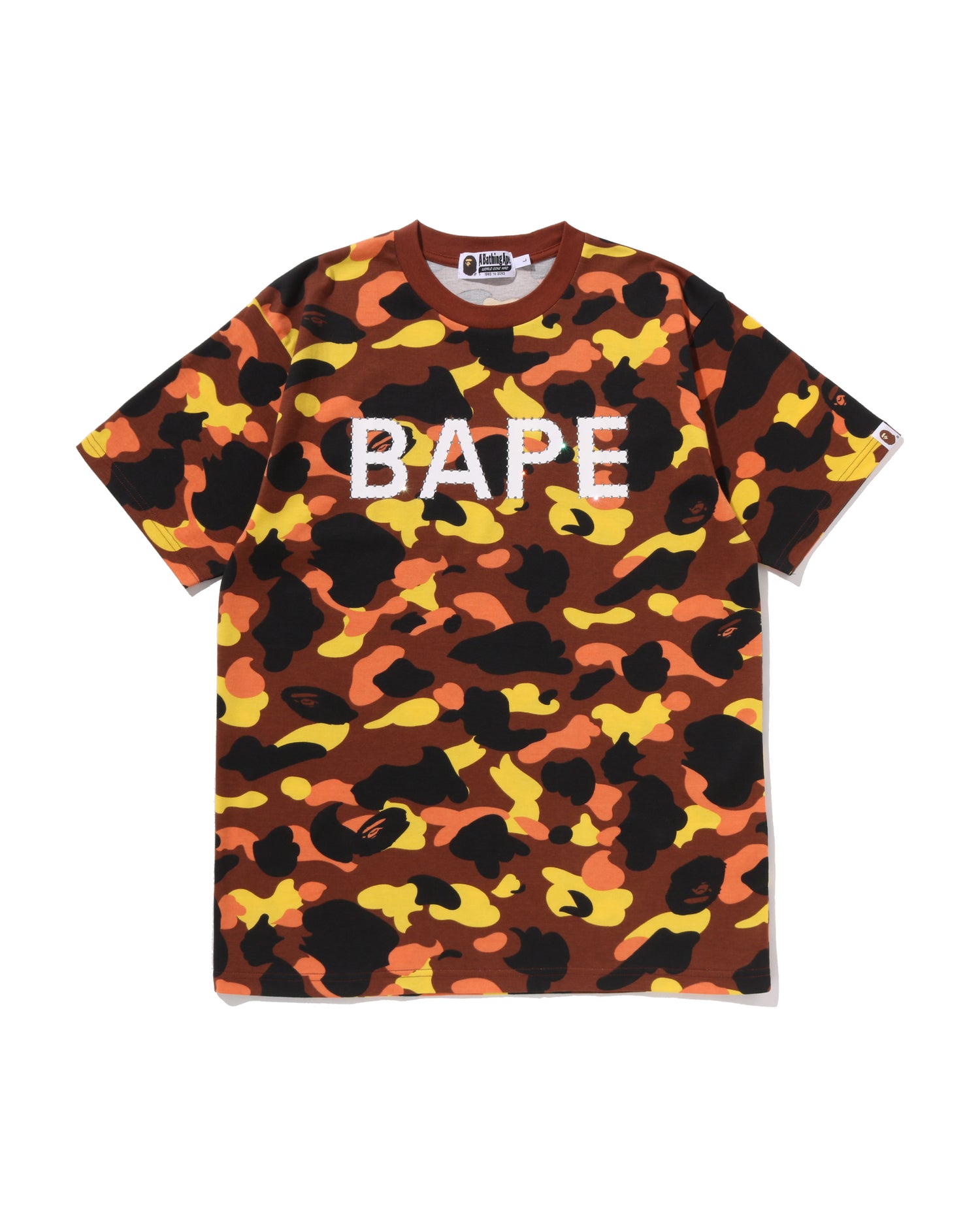 A BATHING APE® 1st Camo BAPE Rhinestone Tee | Bape official