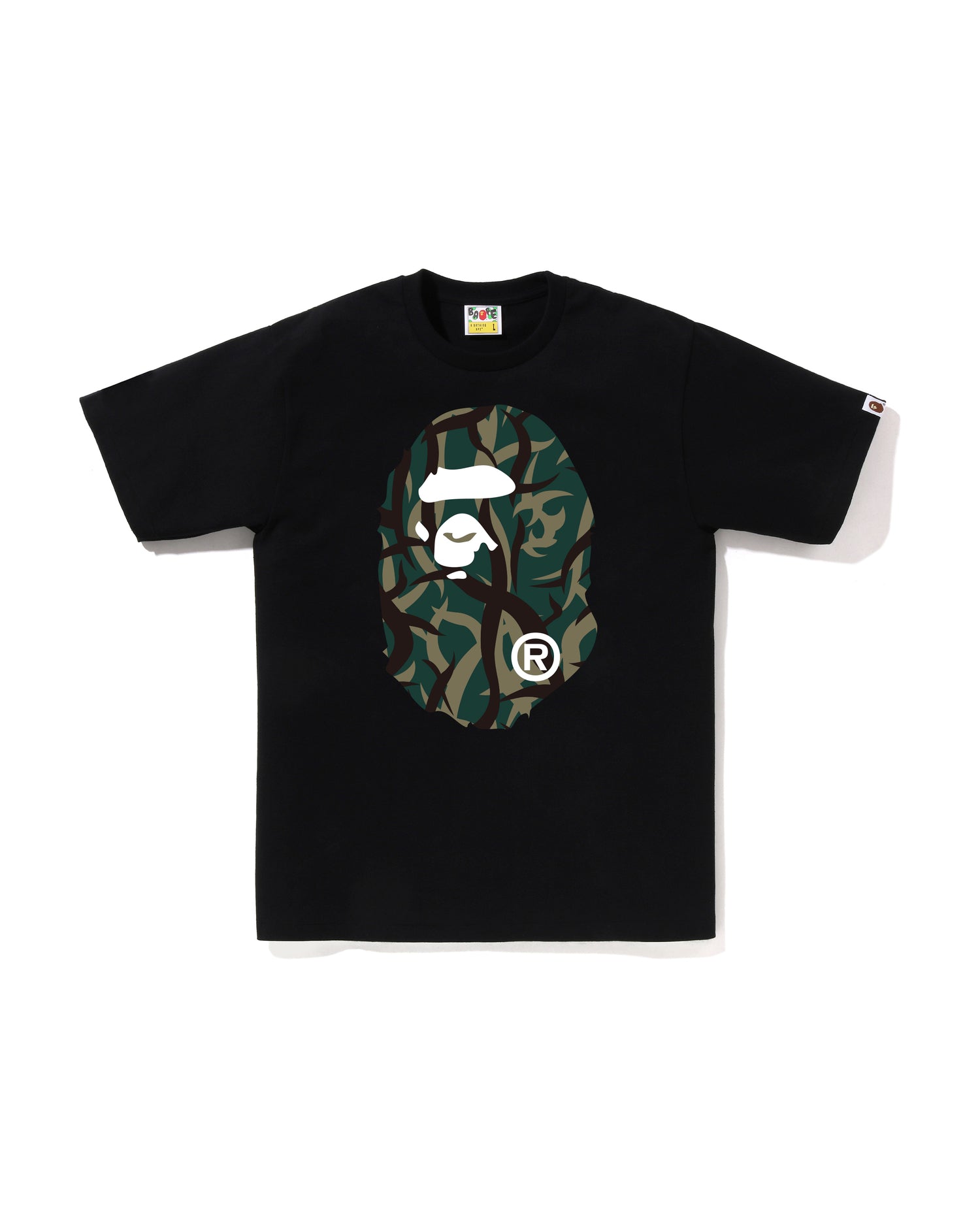 A BATHING APE® Trial Camo Big Ape Head Tee | Bape official website