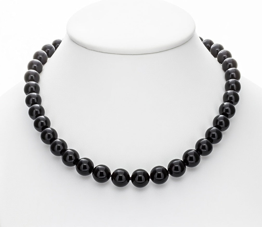 Exquisite Black Onyx Necklace: Timeless Elegance | ISAAC WESTMAN®