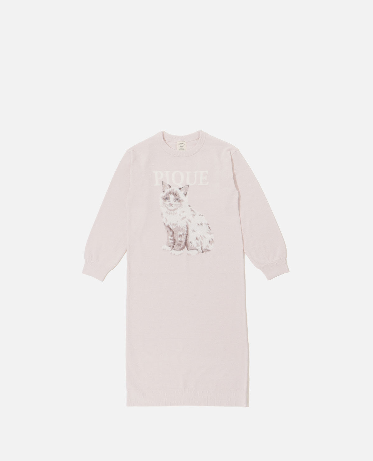 キャット ジャガード ワンピース ルームウェア パジャマ 猫