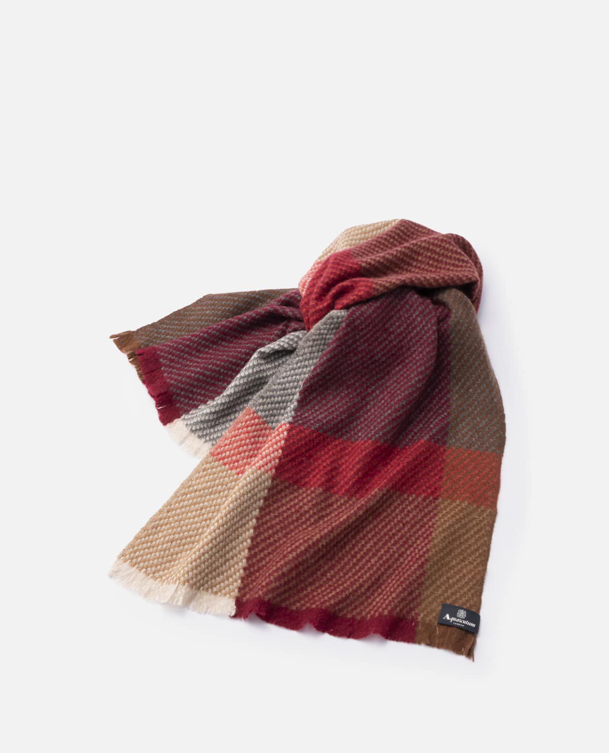 カシミヤ 厚手ドビー ストール｜アクアスキュータム / Aquascutum 2023