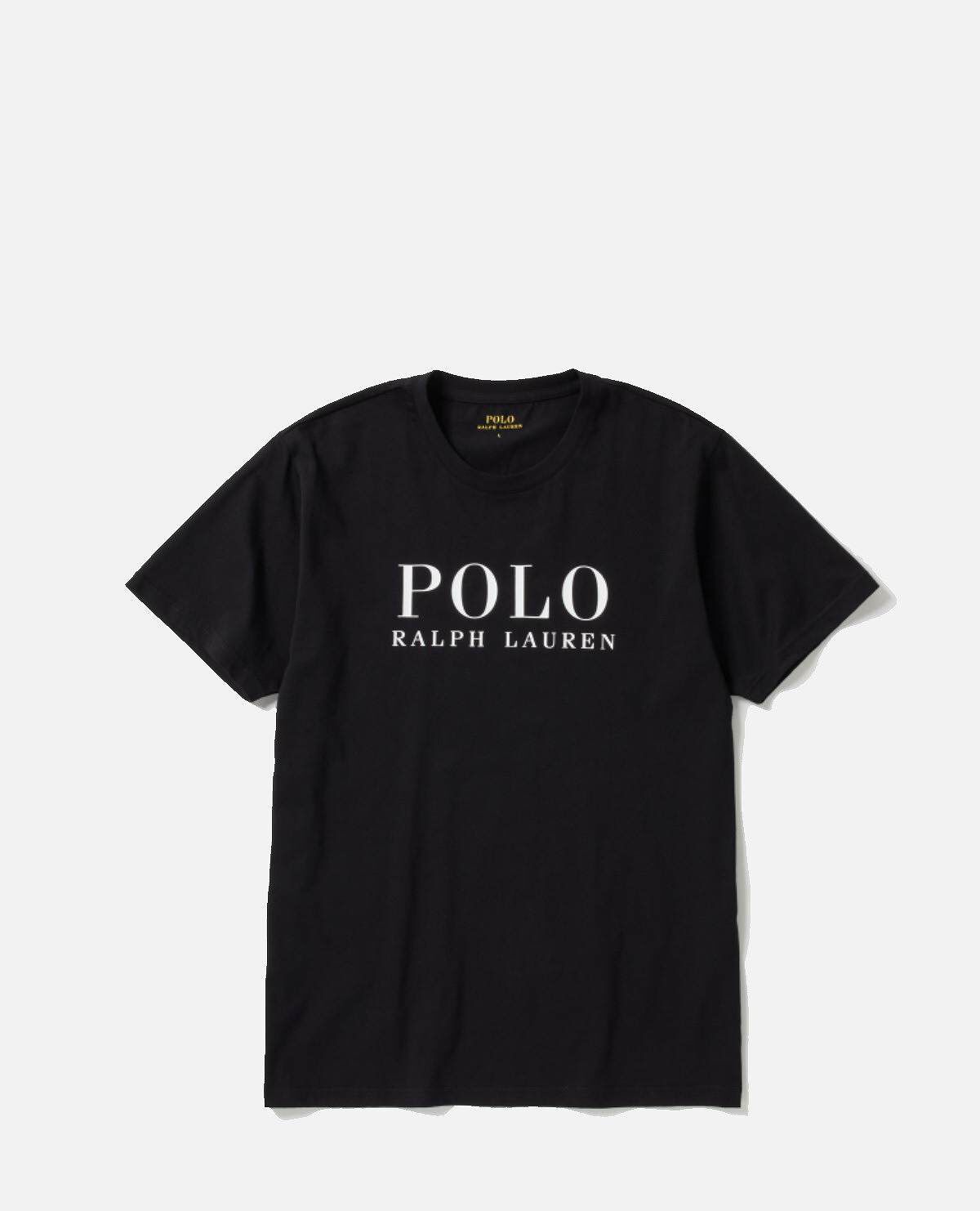 ポロ 半袖 クルーネック Tシャツ ロゴ ブラック｜ポロ ラルフ
