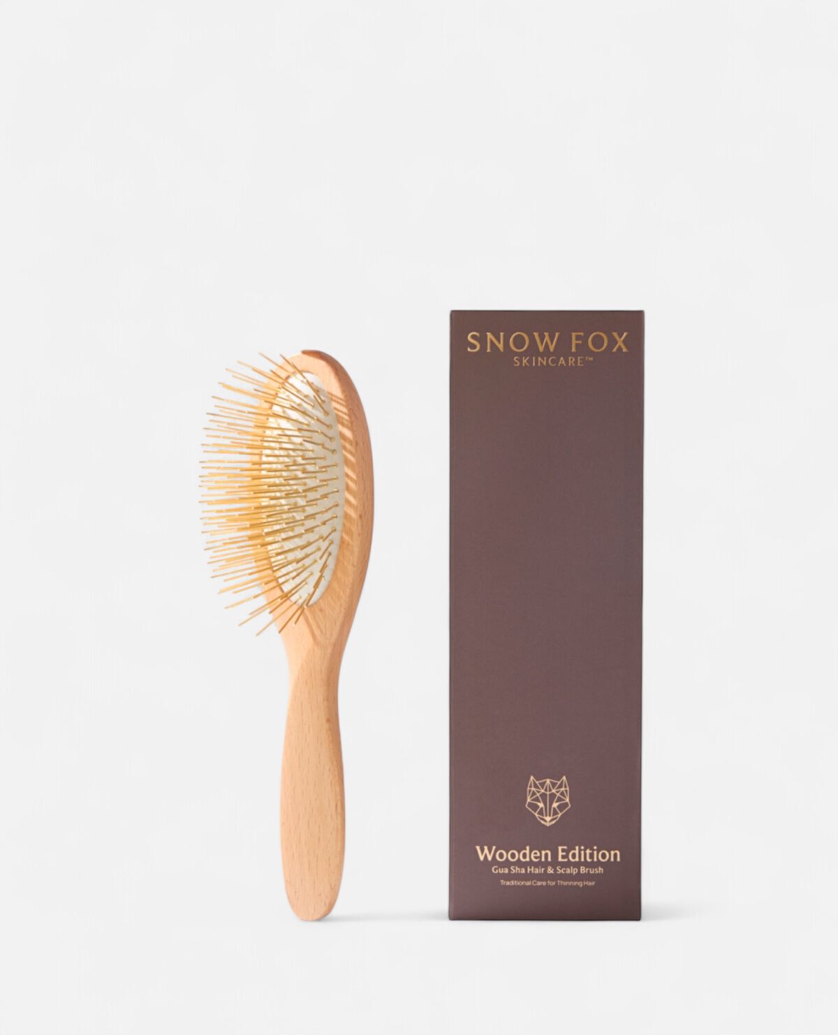 スノーフォックス プレミアム FOX カッサ ウッド ヘアブラシ