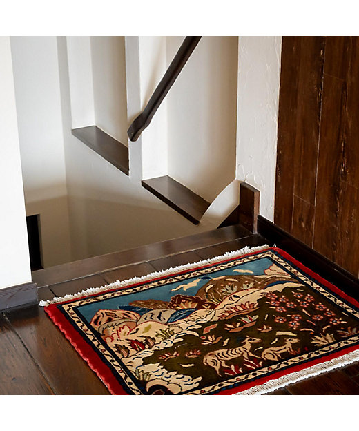 ☆ペルシャ絨毯（手織り）玄関マットMサイズ 4 | 三越伊勢丹